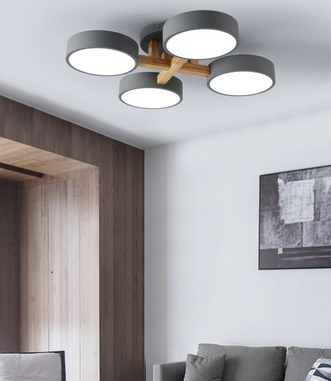 Потолочная светодиодная люстра Inodesign Joist Gray 40.6211